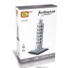 LOZ 1010 Xếp hình kiểu Nanoblock ARCHITECTURE Leaning Tower Of Pisa Tháp Nghiêng Pisa 345 khối