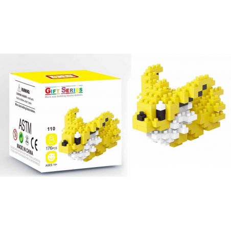 LNO 110 Xếp hình kiểu Nanoblock POKÉMON Jolteon Jolteon 176 khối