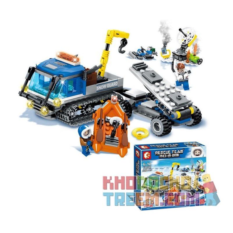 SEMBO SD9549 9549 non  XE CỨU HỘ TRÊN BĂNG bộ đồ chơi xếp lắp ráp ghép mô hình Rescue Team Đội Cứu Hộ 335 khối SEMBO SD9549 9549 non  XE CỨU HỘ TRÊN BĂNG bộ đồ chơi xếp lắp ráp ghép mô hình Rescue Team Đội Cứu Hộ 335 khối