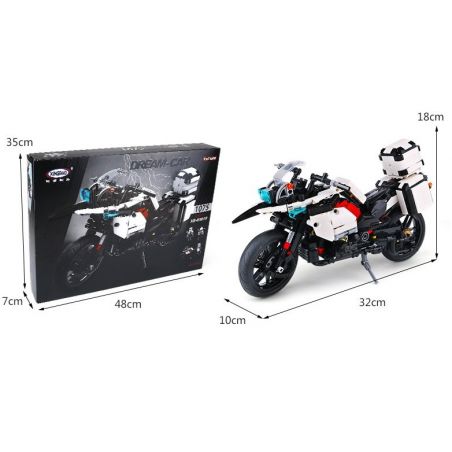 RAEL ENTERTAINMENT 50008 XINGBAO XB-03019 03019 XB03019 non  XE MÔ TÔ TUẦN TRA bộ đồ chơi xếp lắp ráp ghép mô hình  PATROL MOTORCYLE Kỹ Thuật Công Nghệ Cao Mô Hình Phương Tiện 1075 khối