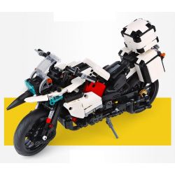 RAEL ENTERTAINMENT 50008 XINGBAO XB-03019 03019 XB03019 non  XE MÔ TÔ TUẦN TRA bộ đồ chơi xếp lắp ráp ghép mô hình  PATROL MOTORCYLE Kỹ Thuật Công Nghệ Cao Mô Hình Phương Tiện 1075 khối