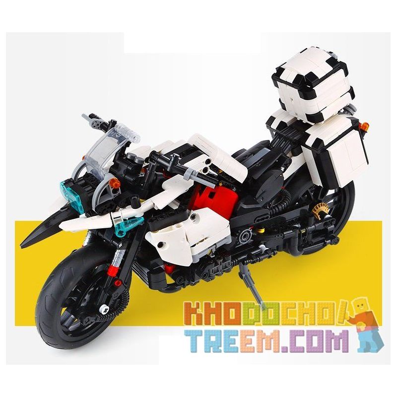 RAEL ENTERTAINMENT 50008 XINGBAO XB-03019 03019 XB03019 non  XE MÔ TÔ TUẦN TRA bộ đồ chơi xếp lắp ráp ghép mô hình  PATROL MOTORCYLE Kỹ Thuật Công Nghệ Cao Mô Hình Phương Tiện 1075 khối
