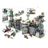 SEMBO 11720 non  TẤN CÔNG DOANH TRẠI QUÂN ĐỘI bộ đồ chơi xếp lắp ráp ghép mô hình Black Gold Cuộc Chiến Vàng Đen 761 khối