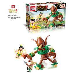 Enlighten 2502 Qman 2502 non  BÚP BÊ HỒ LÔ ANH EM NHÀ CALABASH bộ đồ chơi xếp lắp ráp ghép mô hình Calabash Brothers Anh Em Hồ Lô 144 khối