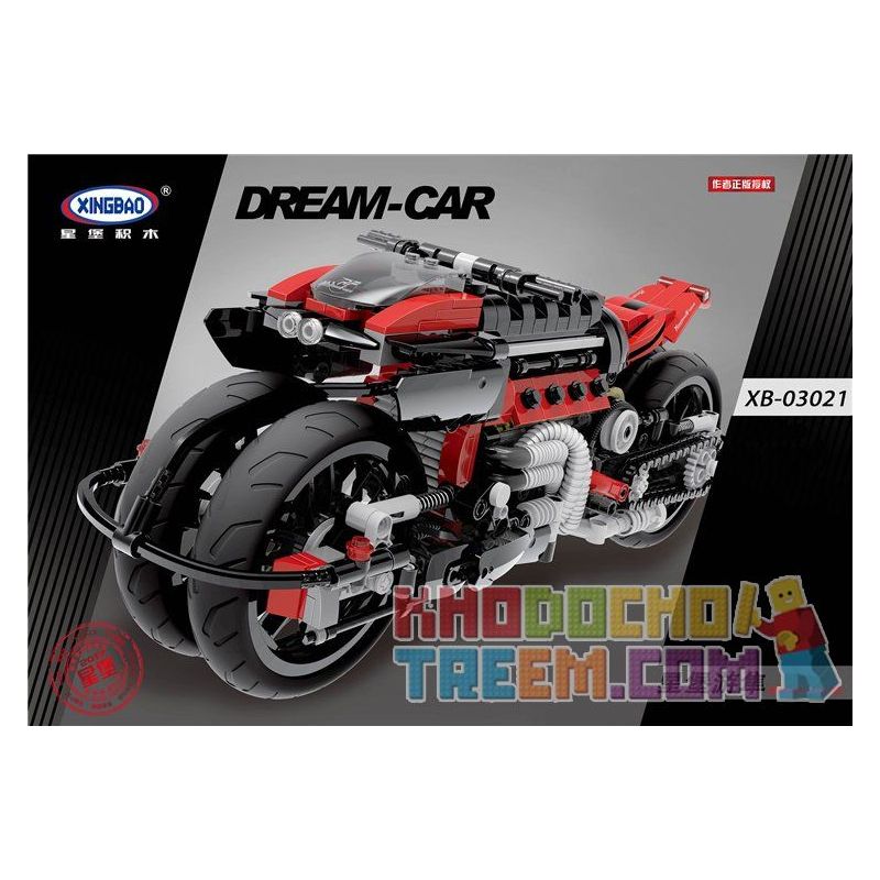 XINGBAO XB-03021 03021 XB03021 non  MÔ TÔ THẾ GIỚI VIỄN TƯỞNG bộ đồ chơi xếp lắp ráp ghép mô hình  XINGBAO FALCON Kỹ Thuật Công Nghệ Cao Mô Hình Phương Tiện 680 khối