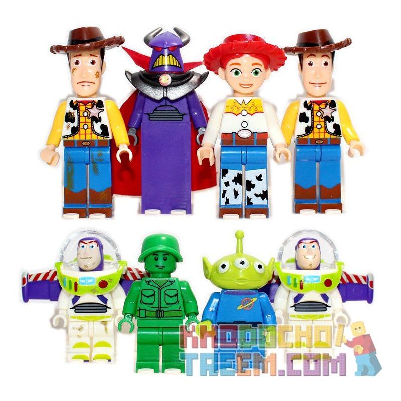 SHENG YUAN SY 661 SY661 Xếp hình kiểu Lego TOY STORY 8 Minifigures Toy Story 8 Câu Chuyện đồ Chơi Nhỏ gồm 2 hộp nhỏ 237 khối