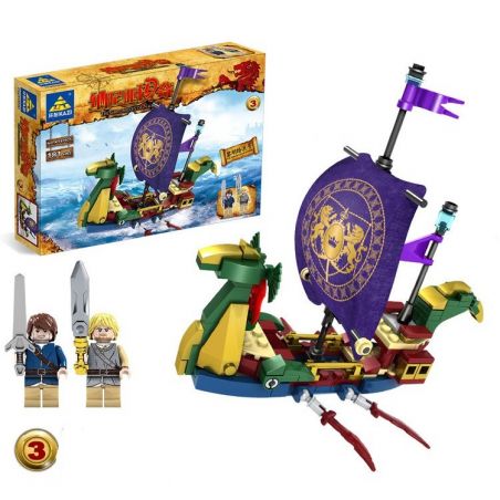 Kazi KY87025 87025 Xếp hình kiểu  THE CHRONICLES OF NARNIA The Voyage Of The Dawn Treader Hành Trình Trên Con Tàu Dawn Treader Của Lucy Và Edmund 745 khối