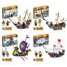 Kazi KY87025 87025 Xếp hình kiểu  THE CHRONICLES OF NARNIA The Voyage Of The Dawn Treader Hành Trình Trên Con Tàu Dawn Treader Của Lucy Và Edmund 745 khối