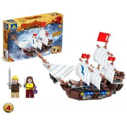 Kazi KY87025 87025 Xếp hình kiểu  THE CHRONICLES OF NARNIA The Voyage Of The Dawn Treader Hành Trình Trên Con Tàu Dawn Treader Của Lucy Và Edmund 745 khối