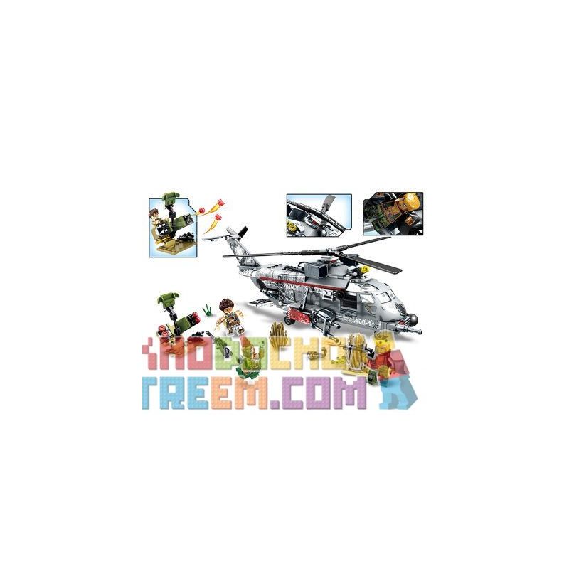 SEMBO 11688 non  NGĂN CHẶN MÁY BAY TRỰC THĂNG QUÂN ĐỘI bộ đồ chơi xếp lắp ráp ghép mô hình Black Gold Cuộc Chiến Vàng Đen 340 khối SEMBO 11688 non  NGĂN CHẶN MÁY BAY TRỰC THĂNG QUÂN ĐỘI bộ đồ chơi xếp lắp ráp ghép mô hình Black Gold Cuộc Chiến Vàng Đen 340 khối