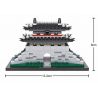 LOZ 1009 Xếp hình kiểu Nanoblock ARCHITECTURE Sungnyemun Gate Cổng Sungnyemun 325 khối