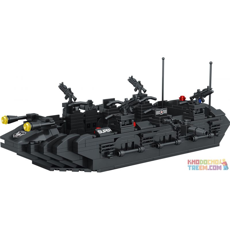 QUNLONG QL0108 0108 Xếp hình kiểu  MILITARY ARMY The Military Medium-sized Transport Helicopter Trực Thăng Vận Tải Quân Sự 1351 khối