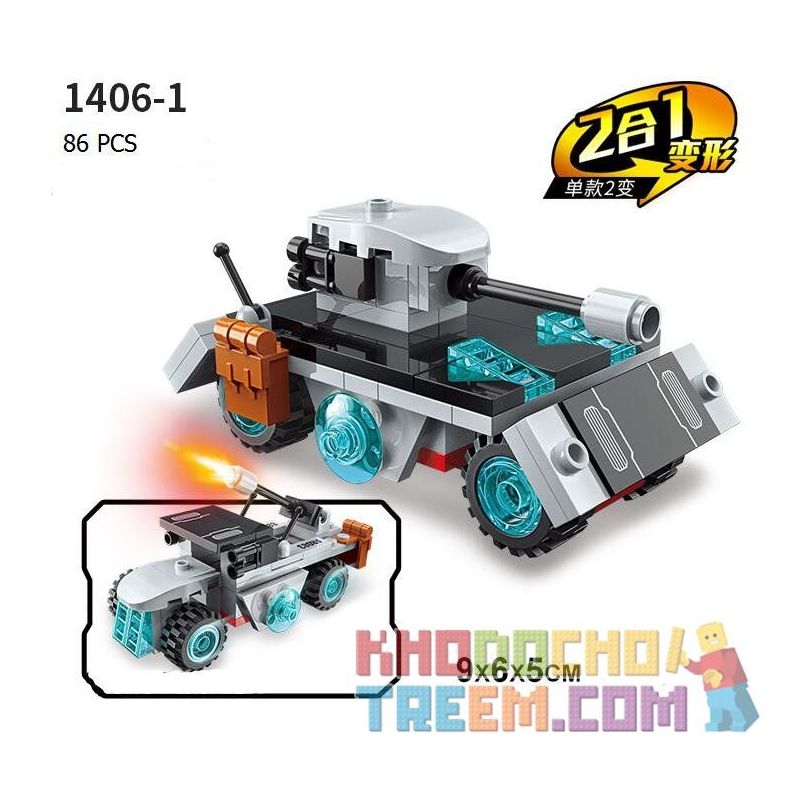 Enlighten 1406 Qman 1406 non  TÀU SÂN BAY 8 TRONG 1 bộ đồ chơi xếp lắp ráp ghép mô hình Transformers COMBAT ZONES SERIES 航母战舰 Robot Đại Chiến Người Máy Biến Hình 643 khối