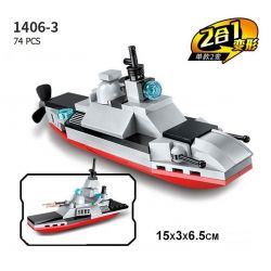 Enlighten 1406 Qman 1406 non  TÀU SÂN BAY 8 TRONG 1 bộ đồ chơi xếp lắp ráp ghép mô hình Transformers COMBAT ZONES SERIES 航母战舰 Robot Đại Chiến Người Máy Biến Hình 643 khối
