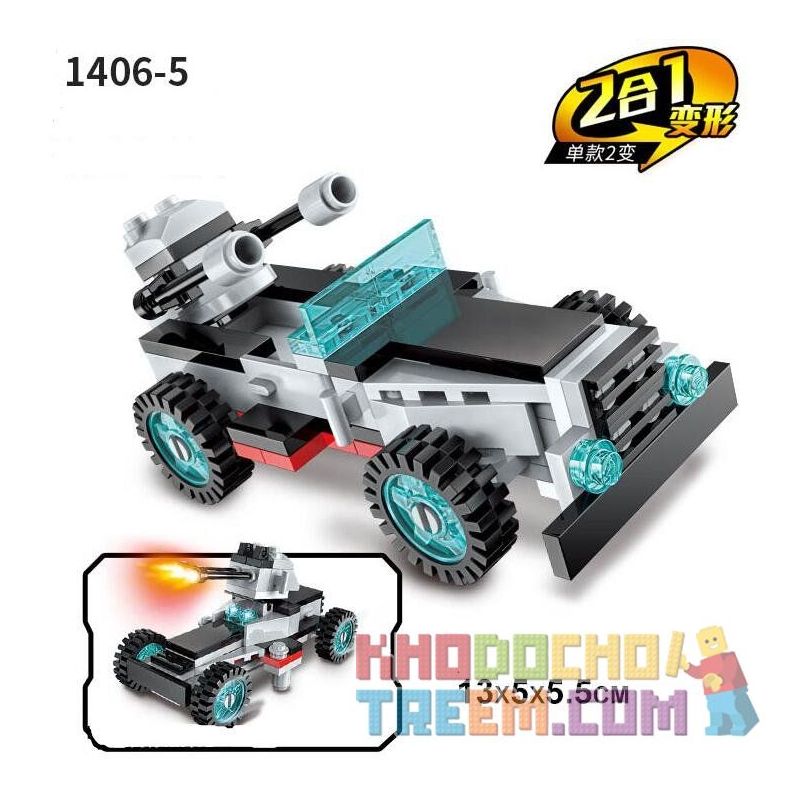 Enlighten 1406 Qman 1406 non  TÀU SÂN BAY 8 TRONG 1 bộ đồ chơi xếp lắp ráp ghép mô hình Transformers COMBAT ZONES SERIES 航母战舰 Robot Đại Chiến Người Máy Biến Hình 643 khối