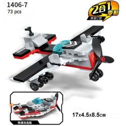 Enlighten 1406 Qman 1406 non  TÀU SÂN BAY 8 TRONG 1 bộ đồ chơi xếp lắp ráp ghép mô hình Transformers COMBAT ZONES SERIES 航母战舰 Robot Đại Chiến Người Máy Biến Hình 643 khối