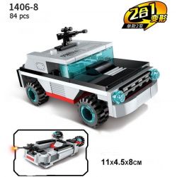 Enlighten 1406 Qman 1406 non  TÀU SÂN BAY 8 TRONG 1 bộ đồ chơi xếp lắp ráp ghép mô hình Transformers COMBAT ZONES SERIES 航母战舰 Robot Đại Chiến Người Máy Biến Hình 643 khối