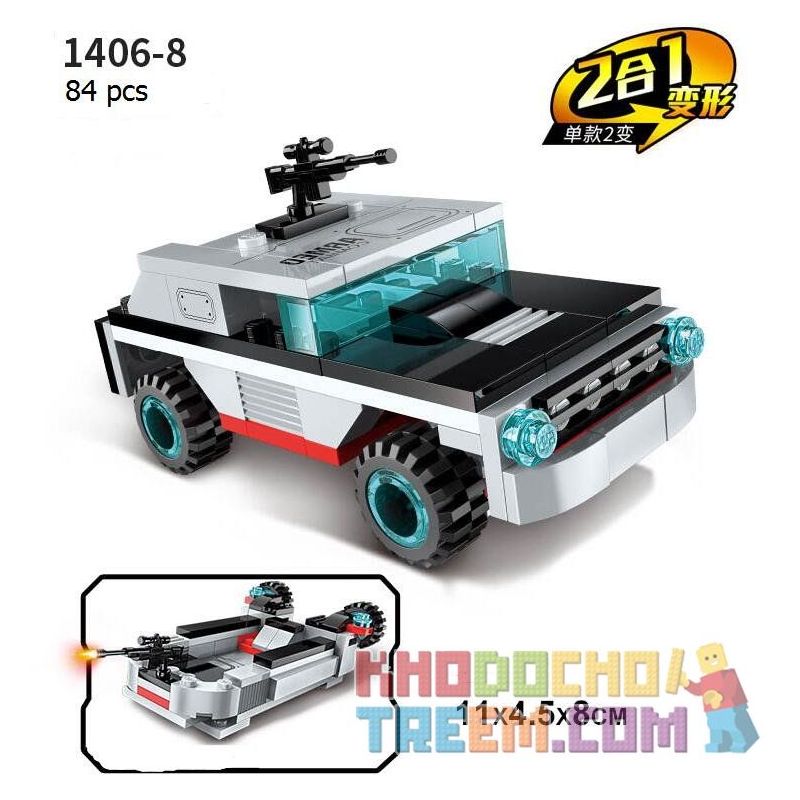 Enlighten 1406 Qman 1406 non  TÀU SÂN BAY 8 TRONG 1 bộ đồ chơi xếp lắp ráp ghép mô hình Transformers COMBAT ZONES SERIES 航母战舰 Robot Đại Chiến Người Máy Biến Hình 643 khối