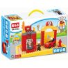 HYSTOYS HONGYUANSHENG AOLEDUOTOYS GM-5022 5022 GM5022 Xếp hình kiểu    Fire Excerters Trạm Cứu Hỏa Có Bàn 42 khối