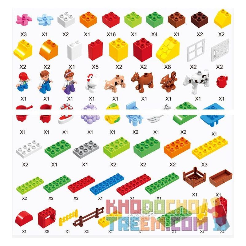 HUIMEI STAR CITY XING DOU CHENG HM068 Xếp hình kiểu    Small Farm Nông Trại Nhỏ 120 khối