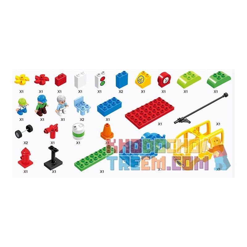 HUIMEI STAR CITY XING DOU CHENG HM070 Xếp hình kiểu    Small Bus Station Nhà Chờ Xe Bus 29 khối