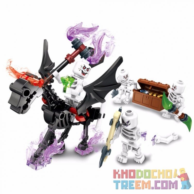 SEMBO SD3051 3051 Xếp hình kiểu  CHRONICLES OF THE GHOSTLY TRIBE Ghost Tribal Series Tuyển Tập Bộ Lạc Ma Quái 283 khối