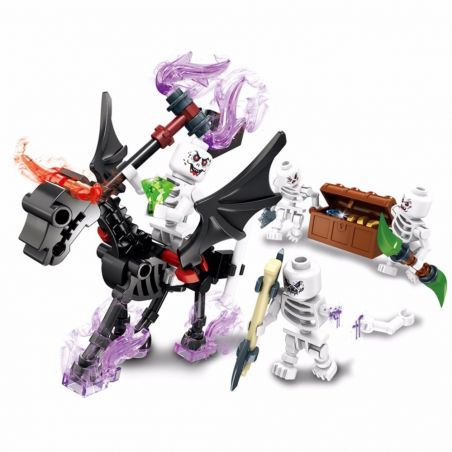 SEMBO SD3051 3051 Xếp hình kiểu  CHRONICLES OF THE GHOSTLY TRIBE Ghost Tribal Series Tuyển Tập Bộ Lạc Ma Quái 283 khối