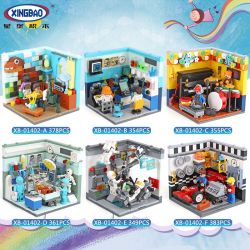 XINGBAO XB-01402 01402 XB01402 non  6 CĂN PHÒNG LÀM VIỆC bộ đồ chơi xếp lắp ráp ghép mô hình Creator FUTURE DREAMERS Sáng Tạo 2180 khối