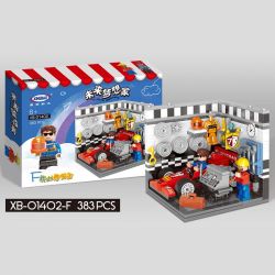 XINGBAO XB-01402 01402 XB01402 non  6 CĂN PHÒNG LÀM VIỆC bộ đồ chơi xếp lắp ráp ghép mô hình Creator FUTURE DREAMERS Sáng Tạo 2180 khối