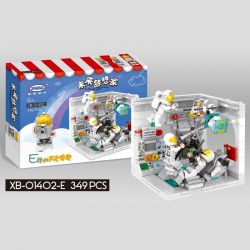 XINGBAO XB-01402 01402 XB01402 non  6 CĂN PHÒNG LÀM VIỆC bộ đồ chơi xếp lắp ráp ghép mô hình Creator FUTURE DREAMERS Sáng Tạo 2180 khối