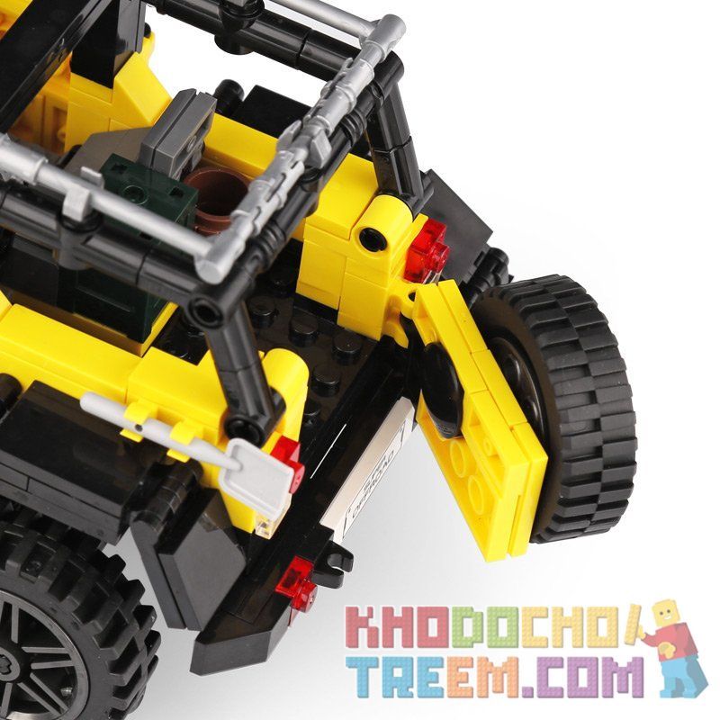 XINGBAO XB-03024 03024 XB03024 non  SIÊU XE ĐỊA HÌNH JEEP bộ đồ chơi xếp lắp ráp ghép mô hình Offroad Adventure SUPER OFFROAD ADVENTURE Đua Địa Hình 610 khối