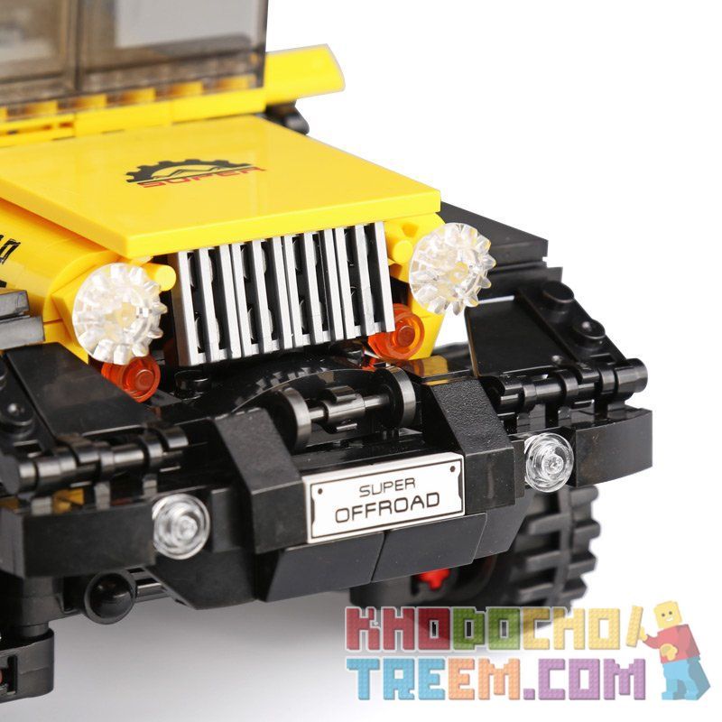 XINGBAO XB-03024 03024 XB03024 non  SIÊU XE ĐỊA HÌNH JEEP bộ đồ chơi xếp lắp ráp ghép mô hình Offroad Adventure SUPER OFFROAD ADVENTURE Đua Địa Hình 610 khối