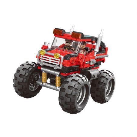 XINGBAO XB-03025 03025 XB03025 non  XE SUV VƯỢT ĐỊA HÌNH BÁNH LỚN bộ đồ chơi xếp lắp ráp ghép mô hình Creator SUPER OFFROAD ADVENTURE Sáng Tạo 371 khối