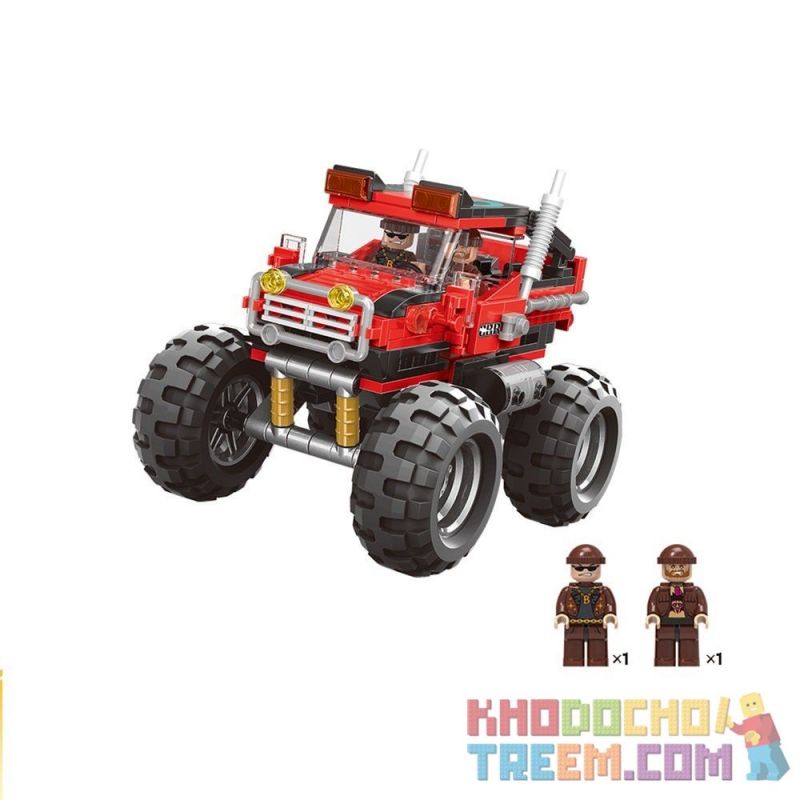 XINGBAO XB-03025 03025 XB03025 non Lego XE SUV VƯỢT ĐỊA HÌNH BÁNH LỚN bộ đồ chơi xếp lắp ráp ghép mô hình Creator SUPER OFFROAD ADVENTURE Sáng Tạo 371 khối