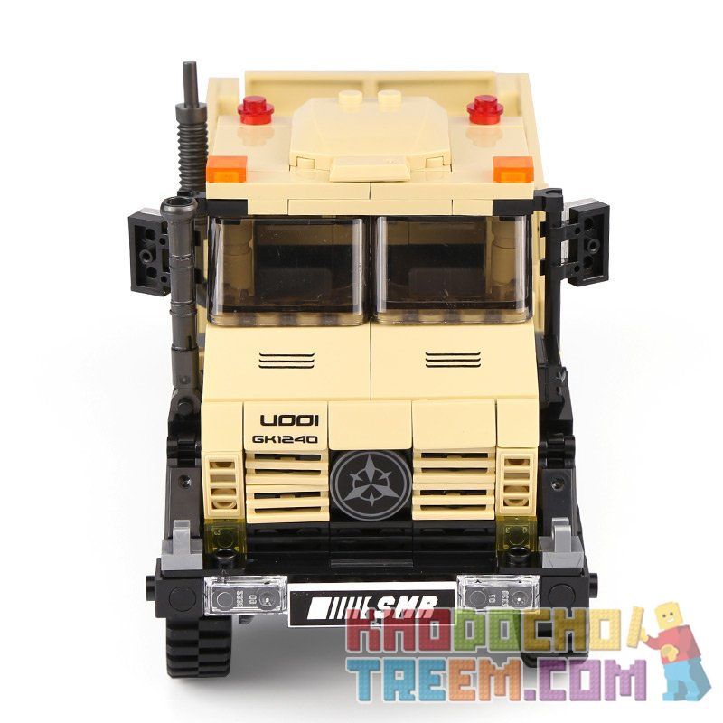 XINGBAO XB-03026 03026 XB03026 non  XE VƯỢT ĐỊA HÌNH TRUCK2 MÀU VÀNG TRẮNG bộ đồ chơi xếp lắp ráp ghép mô hình Offroad Adventure SUPER OFFROAD ADVENTURE Đua Địa Hình 529 khối