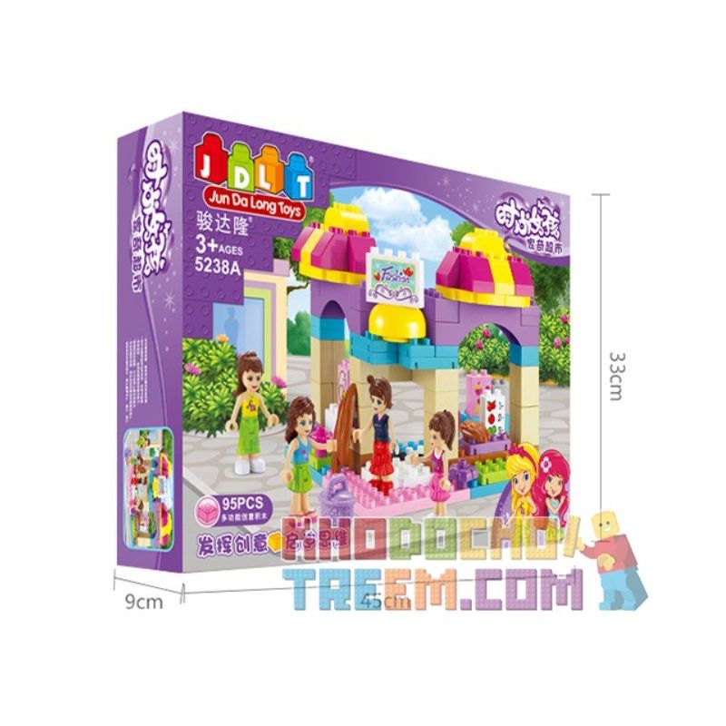  Xếp hình kiểu  Happy Grocery Store With Girls Tiệm Tạp Hóa Vui Nhộn Của Các Cô Gái 95 khối