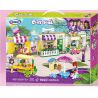 XINGBAO XB-12008 12008 XB12008 non  KHUÔN VIÊN THƯƠNG MẠI CỦA CÁC CÔ GÁI VUI NHỘN bộ đồ chơi xếp lắp ráp ghép mô hình City Girl CITYGIRL HAPPY TIME STREET Thành Phố Con Gái 597 khối