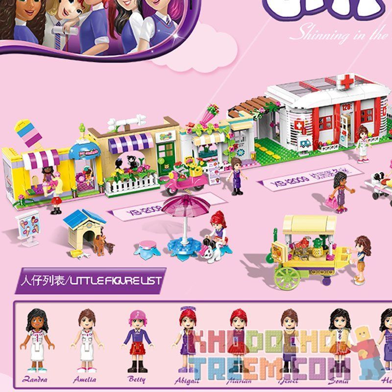 XINGBAO XB-12007 12007 XB12007 non  CĂNG TIN CỦA KÝ TÚC XÁ bộ đồ chơi xếp lắp ráp ghép mô hình City Girl CITYGIRL HAPPY CATEEN Thành Phố Con Gái 673 khối XINGBAO XB-12007 12007 XB12007 non  CĂNG TIN CỦA KÝ TÚC XÁ bộ đồ chơi xếp lắp ráp ghép mô hình City Girl CITYGIRL HAPPY CATEEN Thành Phố Con Gái 673 khối