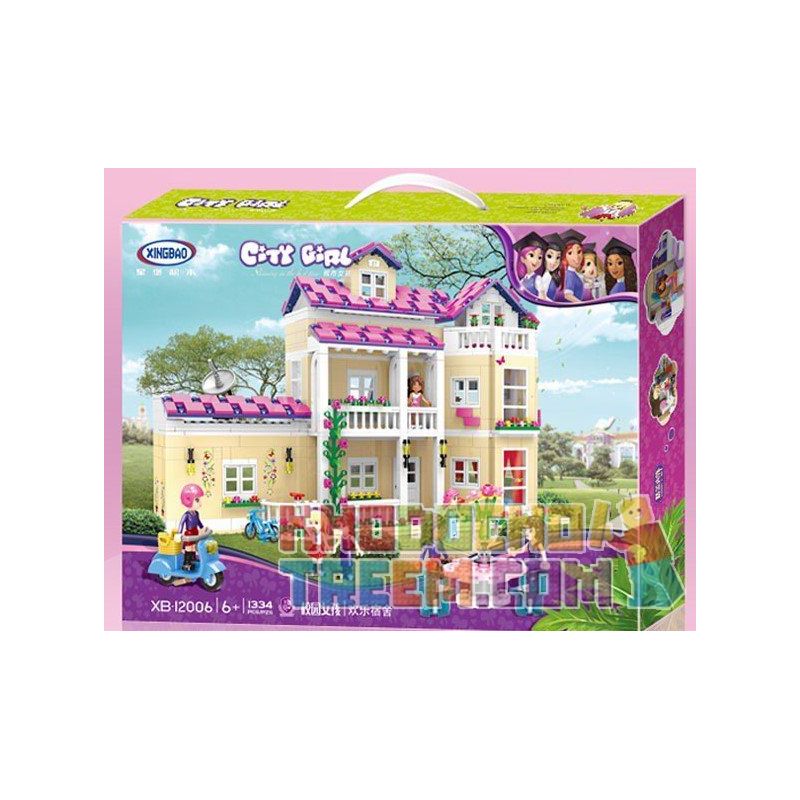 XINGBAO XB-12006 12006 XB12006 non  KÝ TÚC XÁ VUI NHỘN bộ đồ chơi xếp lắp ráp ghép mô hình City Girl CITYGIRL JOY DORM Thành Phố Con Gái 1334 khối XINGBAO XB-12006 12006 XB12006 non  KÝ TÚC XÁ VUI NHỘN bộ đồ chơi xếp lắp ráp ghép mô hình City Girl CITYGIRL JOY DORM Thành Phố Con Gái 1334 khối