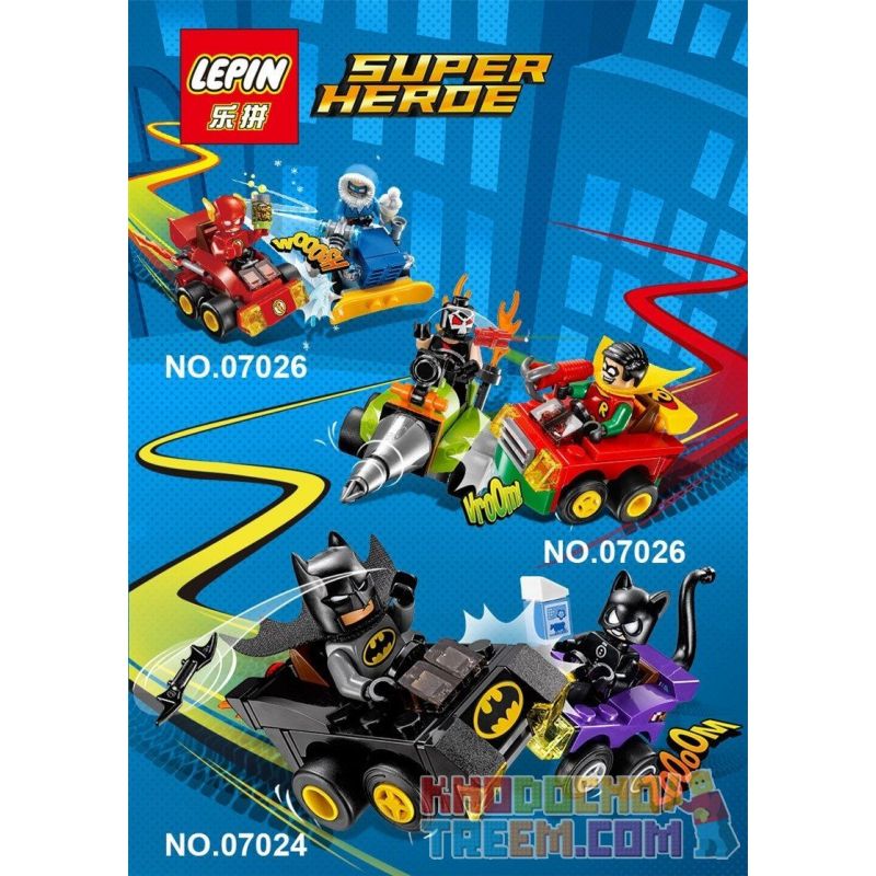 NOT Lego Dc Comics Super Heroes 76061 Mighty Micros Batman Vs. Catwoman  Mini Tank Batman Vs. Catwoman , LELE 79331-1 79331-2 LEPIN 07024 07035 Xếp  hình Người Dơi Đại Chiến Miêu Nữ giá sốc rẻ nhất