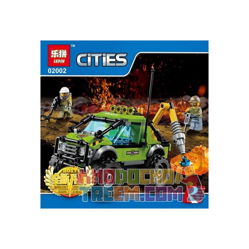 NOT Lego VOLCANO EXPLORATION TRUCK 60121 Bela Lari 10638 LEPIN