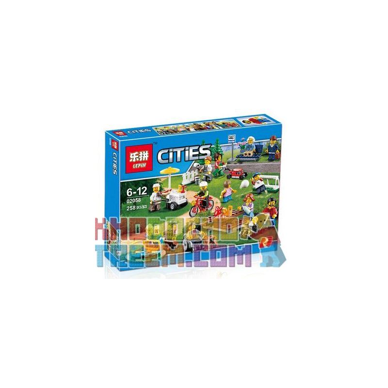 NOT Lego PEOPLE PACK - FUN IN THE PARK 60134 LEPIN 02058 xếp lắp ráp ghép mô hình CÔNG VIÊN VUI NHỘN PEOPLE PACK - NIỀM TRONG City Thành Phố 157 khối