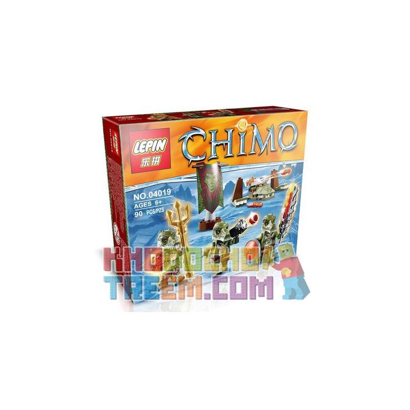 NOT Lego LEGENDS OF CHIMA CROCODILE TRIBE PACK 70231 LELE 78088C LEPIN 04019 xếp lắp ráp ghép mô hình BỘ LẠC CÁ SẤU GÓI Bộ Tộc Thú 72 khối