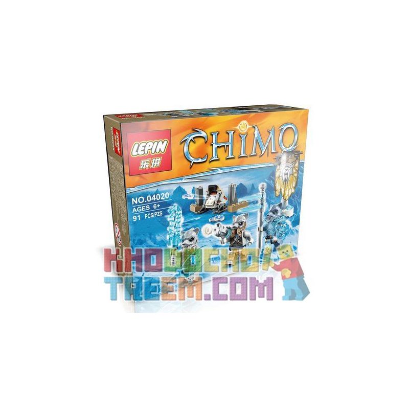 NOT Lego LEGENDS OF CHIMA SABER TOOTH TIGER TRIBE PACK 70232 ELEPHANT JX70001C 70001C LELE 78088D LEPIN 04020 xếp lắp ráp ghép mô hình Bộ Tộc Thú 74 khối