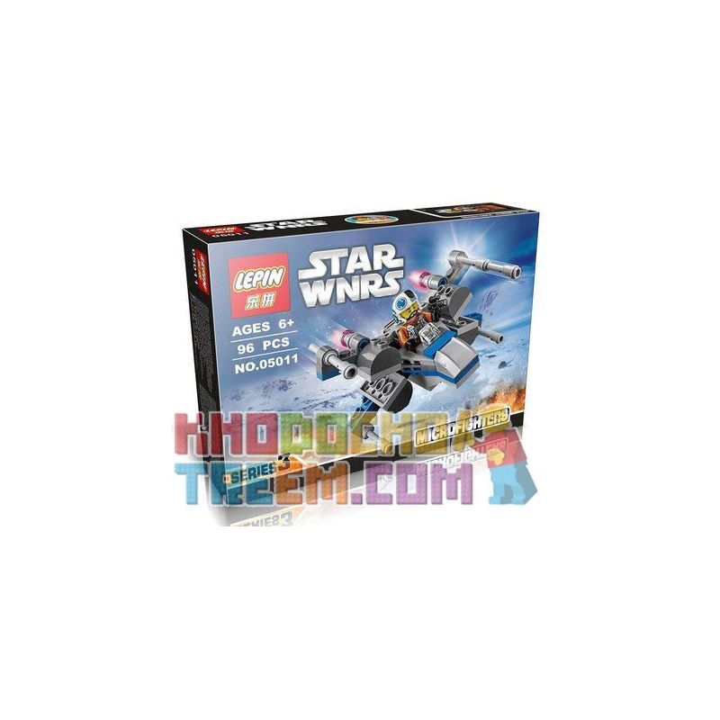NOT Lego RESISTANCE X-WING FIGHTER MICROFIGHTER 75125 LEPIN 05011 xếp lắp ráp ghép mô hình PHI THUYỀN CHIẾN ĐẤU CÁNH CHỮ X MÁY BAY TIÊM KÍCH KHÁNG CỰ Star Wars Chiến Tranh Giữa Các Vì Sao 87 khối