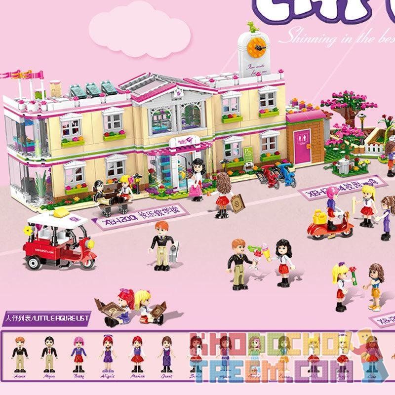 XINGBAO XB-12001 12001 XB12001 non  TRƯỜNG HỌC bộ đồ chơi xếp lắp ráp ghép mô hình City Girl CITYGIRL HAPPY UNIVERSITY Thành Phố Con Gái 1750 khối XINGBAO XB-12001 12001 XB12001 non  TRƯỜNG HỌC bộ đồ chơi xếp lắp ráp ghép mô hình City Girl CITYGIRL HAPPY UNIVERSITY Thành Phố Con Gái 1750 khối