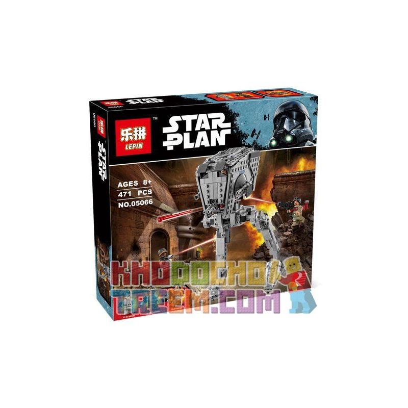 NOT Lego AT-ST WALKER 75153 LELE 35011 LEPIN 05066 xếp lắp ráp ghép mô hình TÀU ĐI BỘ AT-ST WALKER Star Wars Chiến Tranh Giữa Các Vì Sao 449 khối