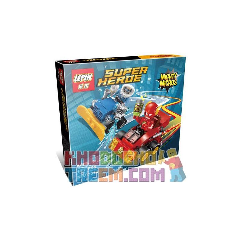NOT Lego MIGHTY MICROS THE FLASH VS. CAPTAIN COLD 76063 LELE 79331-4 LEPIN 07026 07035 xếp lắp ráp ghép mô hình NGƯỜI HÙNG TIA CHỚP ĐẠI CHIẾN ĐỘI TRƯỞNG BĂNG GIÁ MIGHTY MICROS THE FLASH VS. CAPTAIN COLD Dc Comics Super Heroes Siêu Anh Hùng Dc 88 khối