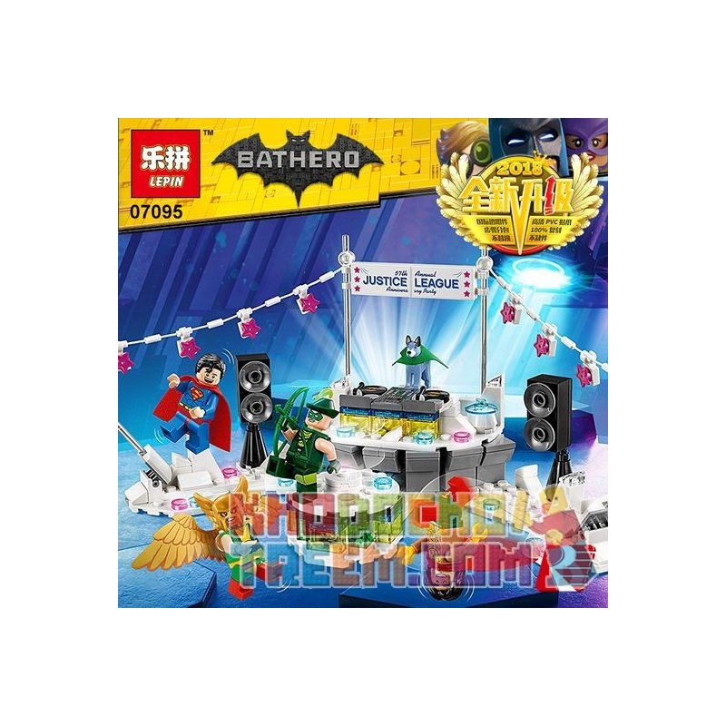 NOT The Lego Batman Movie 70919 The Justice League Anniversary Party , Bela  10878 Lari 10878 LEPIN 07095 Xếp hình Bữa Tiệc Kỷ Niệm Liên Minh Công Lý  giá sốc rẻ nhất