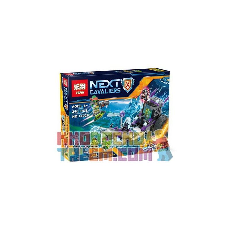 NOT Lego RUINA'S LOCK & ROLLER 70349 Bela Lari 10591 LEPIN 14029 SHENG YUAN/SY 863 SY863 xếp lắp ráp ghép mô hình XE LĂN NHỐT TÙ BINH KHÓA & CON CỦA RUINA Nexo Knights Hiệp Sỹ Nexo 208 khối